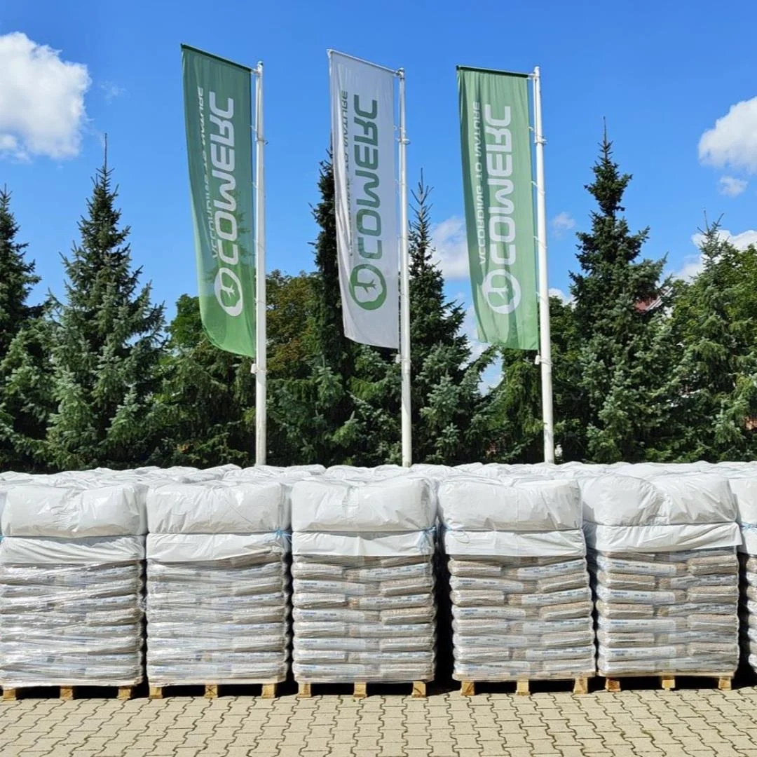Pellet A1 ENplus 100% świerk. Poznań. Dostawa - cała Polska. Paleta 975 kg. Transport 24 t gratis